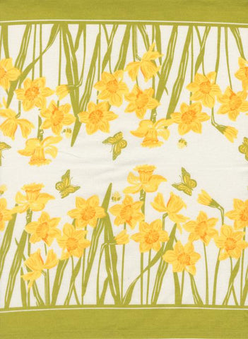 16" Classic Retro Floral Daffodil -- Stacy Iest Hsu