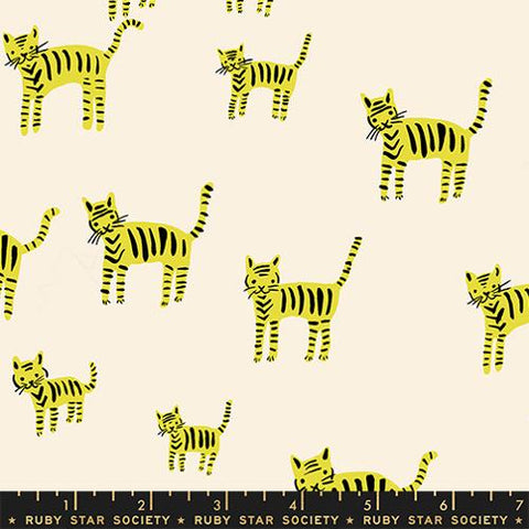 Tiger Stripes in Citron -- Cat Nap by Alexia Abegg for Ruby Star Society -- Moda Fabrics