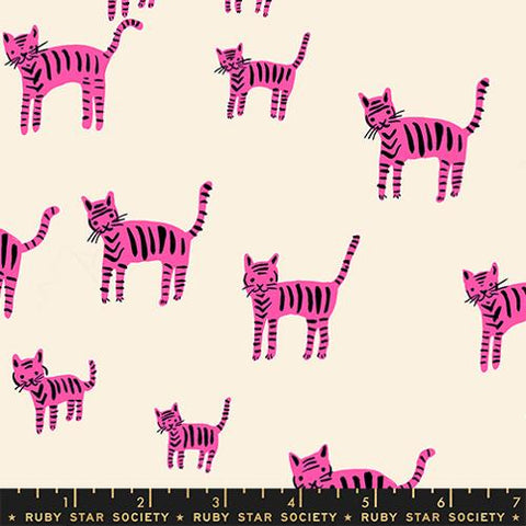 Tiger Stripes in Playful-- Cat Nap by Alexia Abegg for Ruby Star Society -- Moda Fabrics