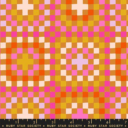 Granny Square Rayon in Caramel -- Cat Nap by Alexia Abegg for Ruby Star Society -- Moda Fabrics