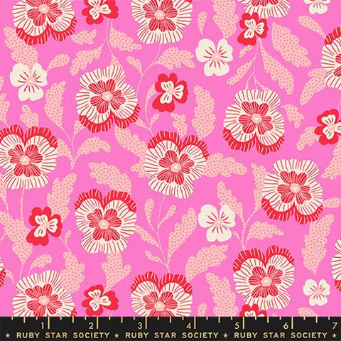 Violets Florals in Lipstick -- Hello Alice by Sarah Watts for Ruby Star Society -- Moda Fabrics