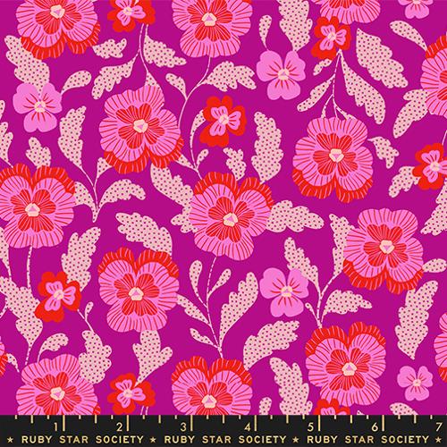 Violets Florals in Berry -- Hello Alice by Sarah Watts for Ruby Star Society -- Moda Fabrics