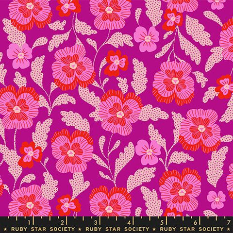 Violets Florals in Berry -- Hello Alice by Sarah Watts for Ruby Star Society -- Moda Fabrics