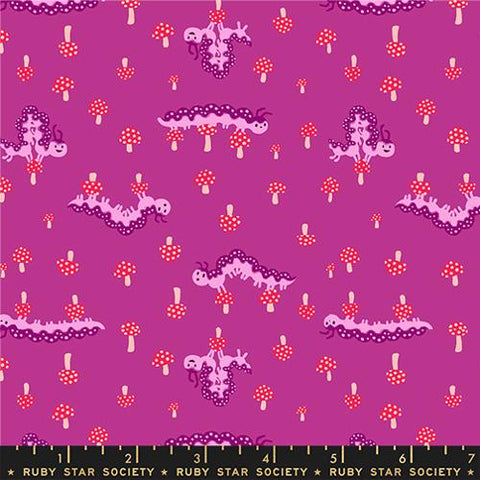 Caterpillar in Berry -- Hello Alice by Sarah Watts for Ruby Star Society -- Moda Fabrics