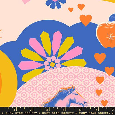 Kitsch Retro in Posy --Best Day Ever by Melody Miller for Ruby Star Society -- Moda Fabric (Copy)