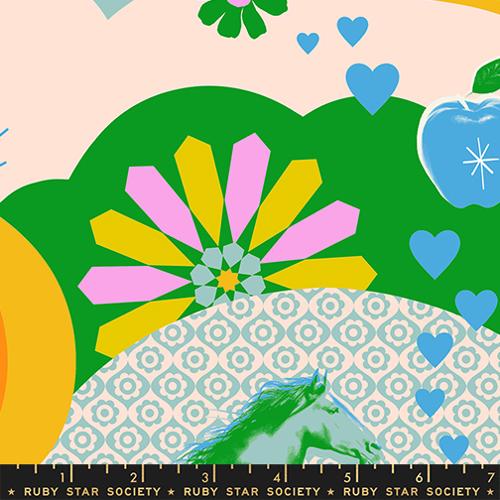 Kitsch Retro in Verdant -- Best Day Ever by Melody Miller for Ruby Star Society -- Moda Fabric