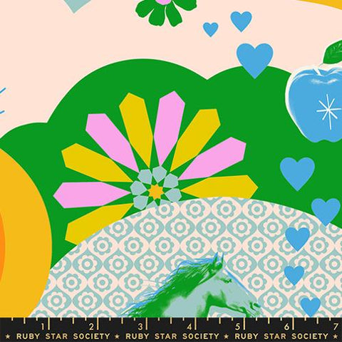 Kitsch Retro in Verdant -- Best Day Ever by Melody Miller for Ruby Star Society -- Moda Fabric