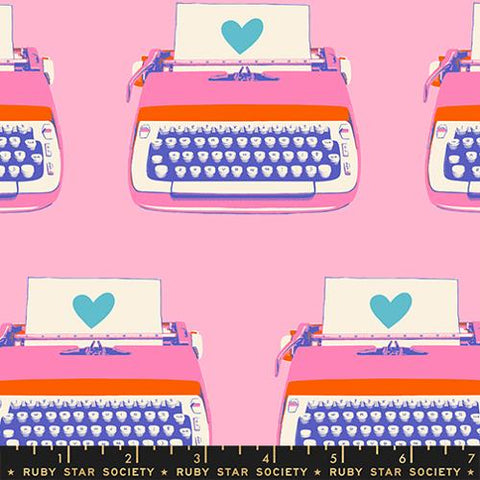 Typewriters in Posy -- Best Day Ever by Melody Miller for Ruby Star Society -- Moda Fabrics