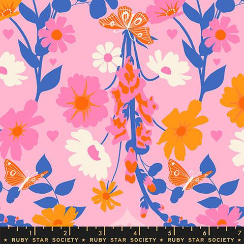 Foxgloves Florals in Posy -- Best Day Ever by Melody Miller for Ruby Star Society -- Moda Fabrics