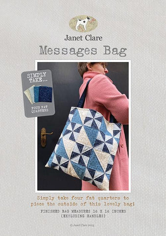 Messages Bag Pattern -- Janet Clare