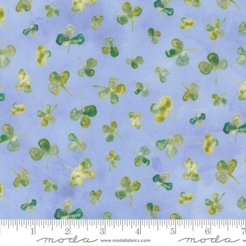 Clover Watercolor in Hyacinth -- Sweet Cecily by Janet Clare -- Moda Fabrics