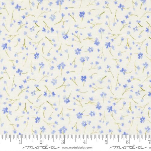 Forget Me Not  in Hyacinth -- Sweet Cecily by Janet Clare -- Moda Fabrics