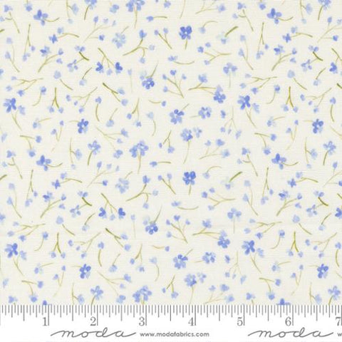 Forget Me Not  in Hyacinth -- Sweet Cecily by Janet Clare -- Moda Fabrics
