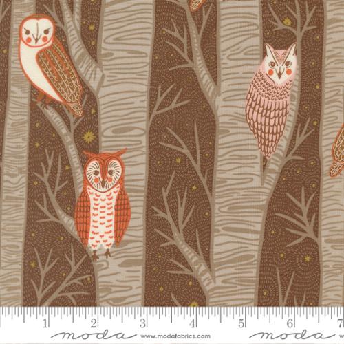Night Owl in Cocoa -- Night Owl by Gingiber for Moda Fabrics