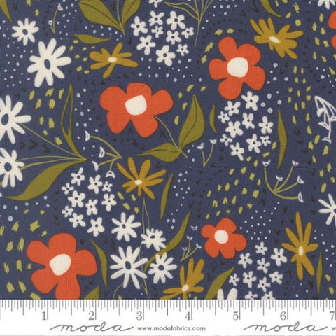 Feedsack Floral in Dusk -- Night Owl by Gingiber for Moda Fabrics