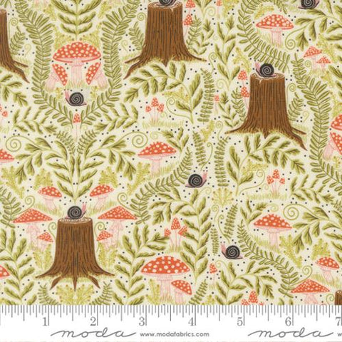 Mushroom Landscape in Cloud -- Night Owl by Gingiber for Moda Fabrics