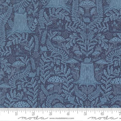 Mushroom Landscape in Dusk -- Night Owl by Gingiber for Moda Fabrics