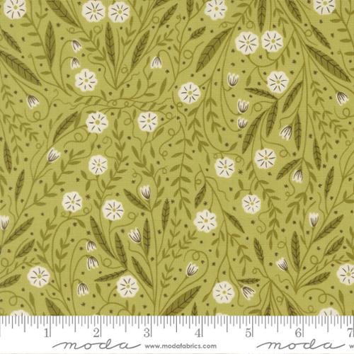 Woodland Floral in Leaf -- Night Owl by Gingiber for Moda Fabrics