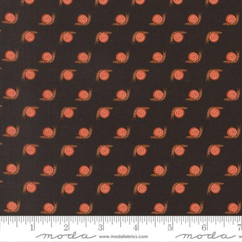 Snail in Midnight -- Night Owl by Gingiber for Moda Fabrics