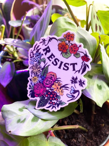 Resist: Feminist Sticker