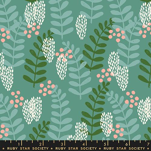Fern Dell in Watercress -- Reimagined Landscapes  by Jen Hewett -- Ruby Star Society/ Moda Fabrics