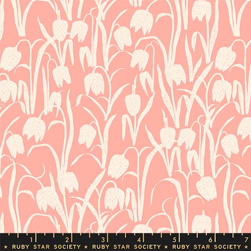 Fritillaria in Bashful -- Reimagined Landscapes  by Jen Hewett -- Ruby Star Society/ Moda Fabrics