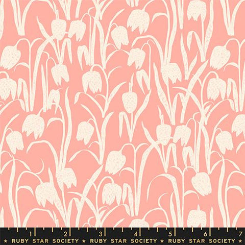 Fritillaria in Bashful -- Reimagined Landscapes  by Jen Hewett -- Ruby Star Society/ Moda Fabrics