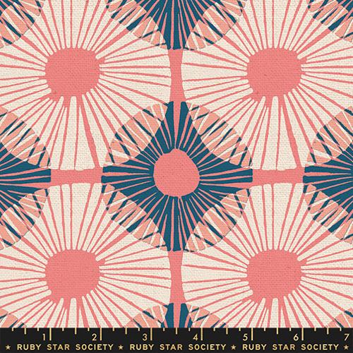 Superbloom Canvas in Watermelon -- Reimagined Landscapes  by Jen Hewett -- Ruby Star Society/ Moda Fabrics