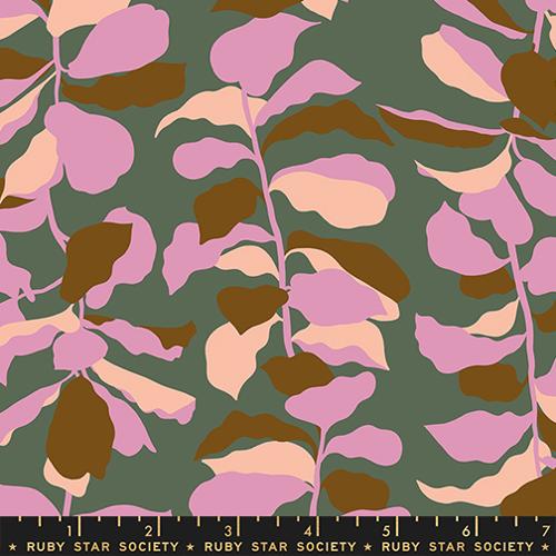 Fiddle Leaf in Seaweed  -- Calathea -- Ruby Star Society Moda Fabrics