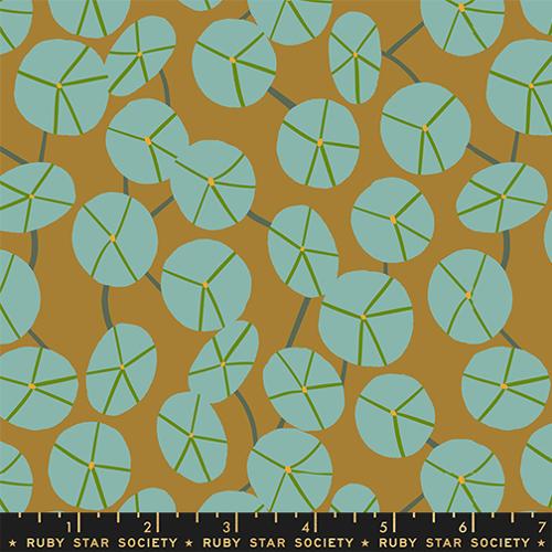 Pilea in Suede -- Calathea -- Ruby Star Society Moda Fabrics