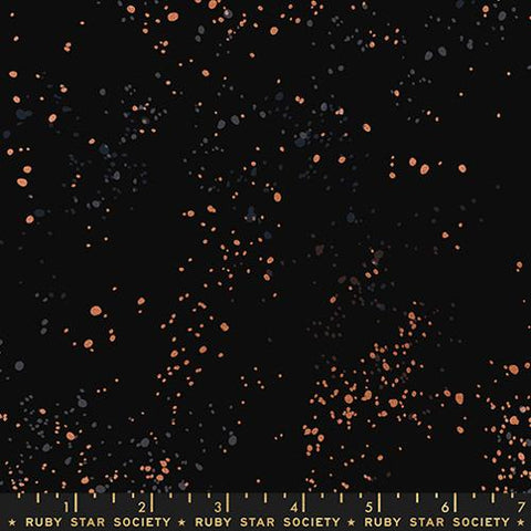 Speckled Canvas Metallic Black -- Rashida Coleman-Hale -- Ruby Star Society