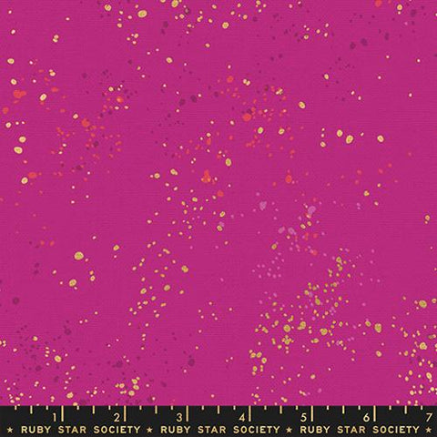 Speckled Canvas Metallic Berry -- Rashida Coleman-Hale -- Ruby Star Society