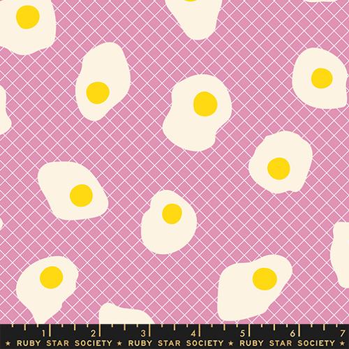 Fried Eggs in Kiss --- Egg and Friends by Kim Kight -- Ruby Star Society Moda Fabrics