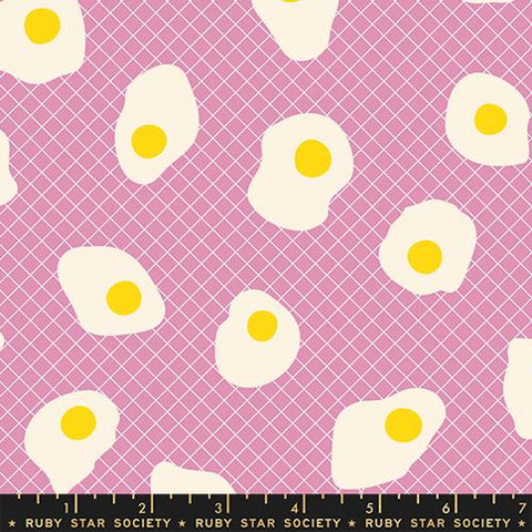 Fried Eggs in Kiss --- Egg and Friends by Kim Kight -- Ruby Star Society Moda Fabrics