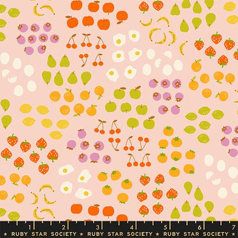 Froot in Vintage Pink --- Egg and Friends by Kim Kight -- Ruby Star Society Moda Fabrics