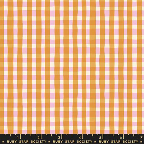 Tablecloth Plaid Blender in Honey --- Egg and Friends by Kim Kight -- Ruby Star Society Moda Fabrics