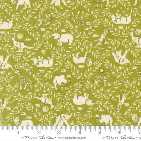 Animal Crackers Checks and Plaids in Iguana -- Animal Park by Stacy Iest Hsu or Moda Fabrics
