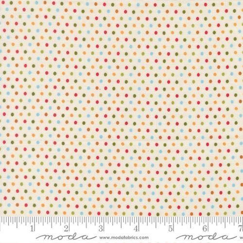 Dotty Dot in Dove -- Animal Park by Stacy Iest Hsu or Moda Fabrics