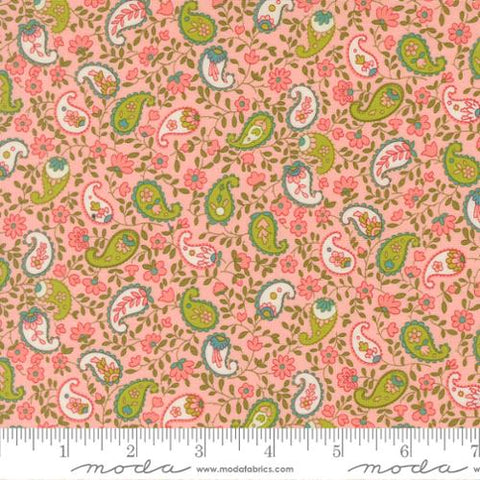 Peaceful Paisley in Bubblegum -- Happy Daze by Chloe's Closest -- Moda Fabrics