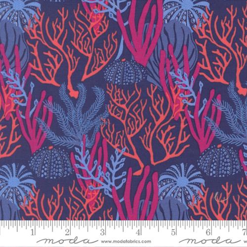 Coral Reef in Dusk -- Reef by Kate Spain -- Moda Fabrics