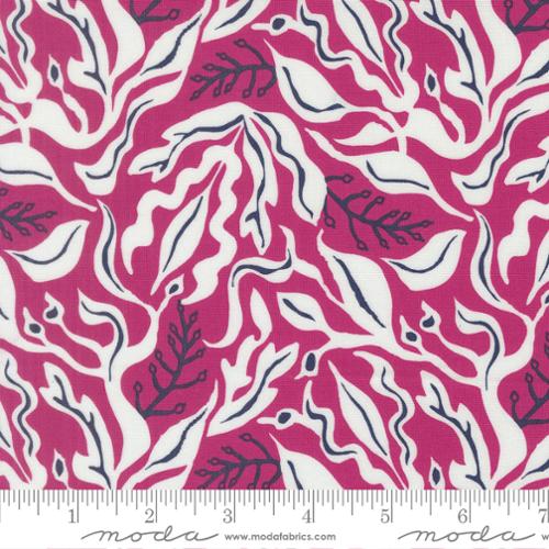 Under The Sea in Magenta -- Reef by Kate Spain -- Moda Fabrics