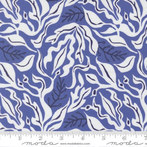 Under The Sea in Blue Whale -- Reef by Kate Spain -- Moda Fabrics