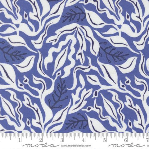 Under The Sea in Blue Whale -- Reef by Kate Spain -- Moda Fabrics