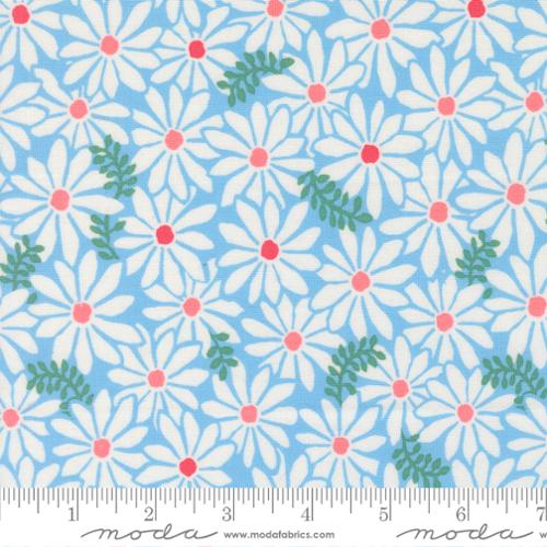 Bloom Florals in Sky -- Reef by Kate Spain -- Moda Fabrics