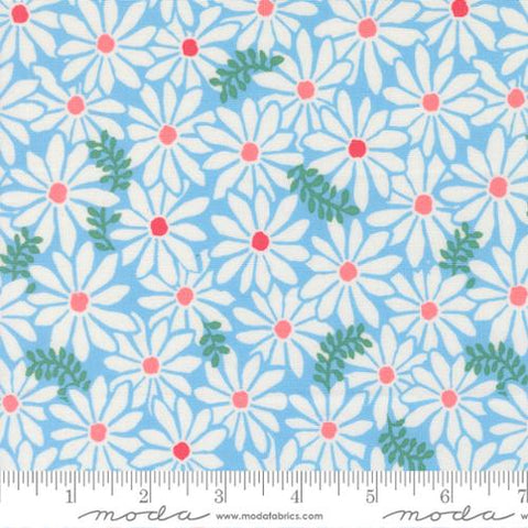 Bloom Florals in Sky -- Reef by Kate Spain -- Moda Fabrics