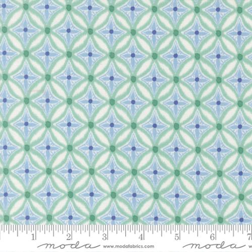 Medallion Blenders in Algae -- Reef by Kate Spain -- Moda Fabrics