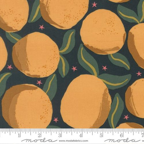 Easy Peasy Peachy in Midnight  -- Peachy by Jessica Rose -- Moda Fabrics
