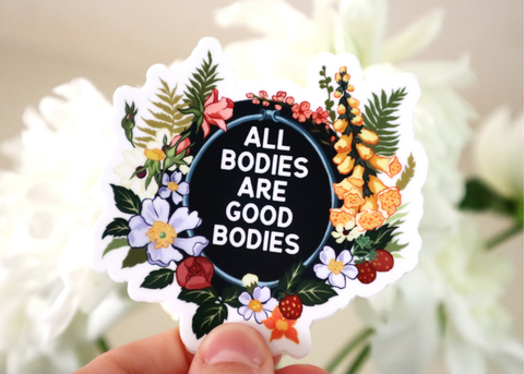 All Bodies Are Good Bodies: Feminist Sticker