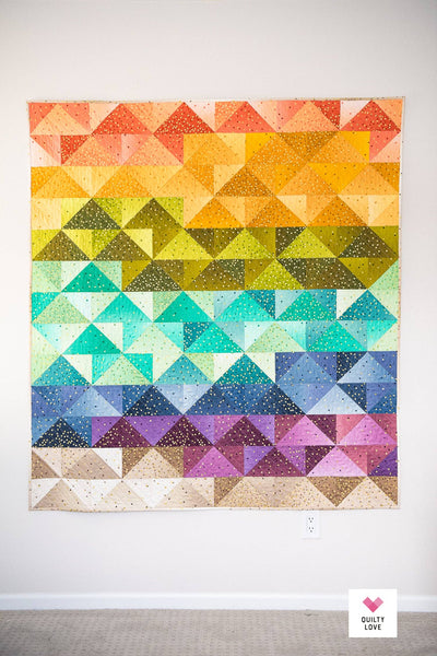 Patchwork Flying Geese PAPER Quilt Pattern