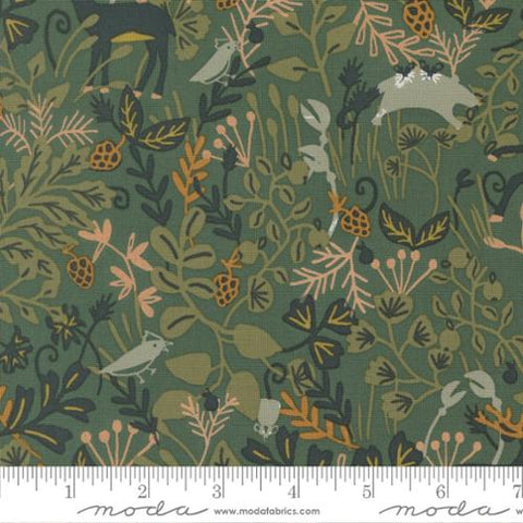 Forbidden Fruit in Spruce -- Peachy by Jessica Rose -- Moda Fabrics
